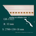 High Density Waterproof Interior Decoration Materials PU Foam Flower Molding